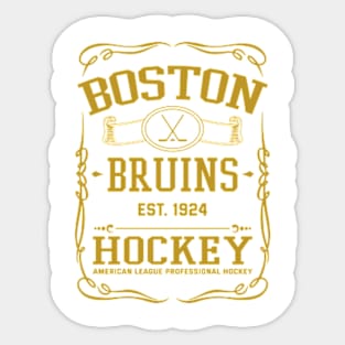 Vintage Bruins Hockey Sticker